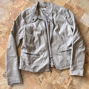 Vegan leather jacket Sz m